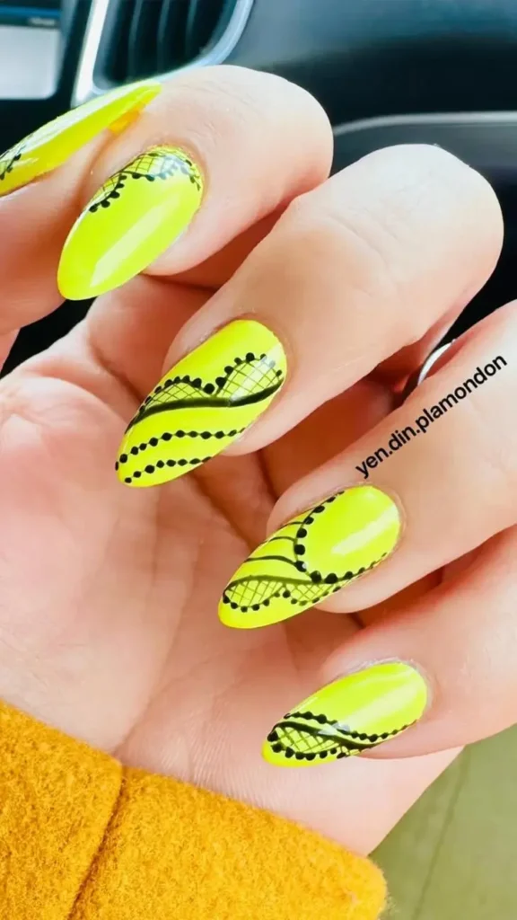 Sunshine Yellow Nail