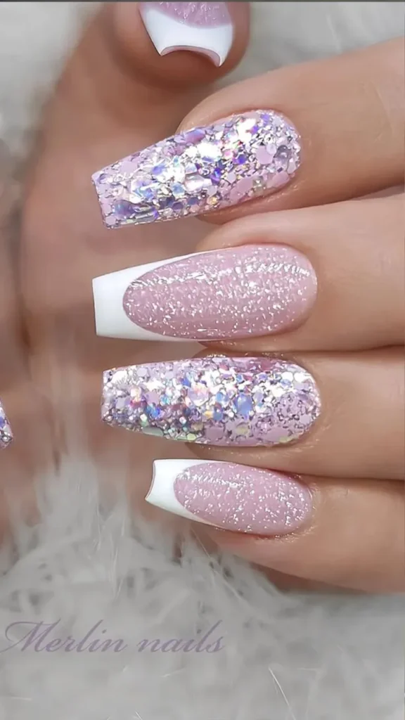 Tropical Shimmer Nail