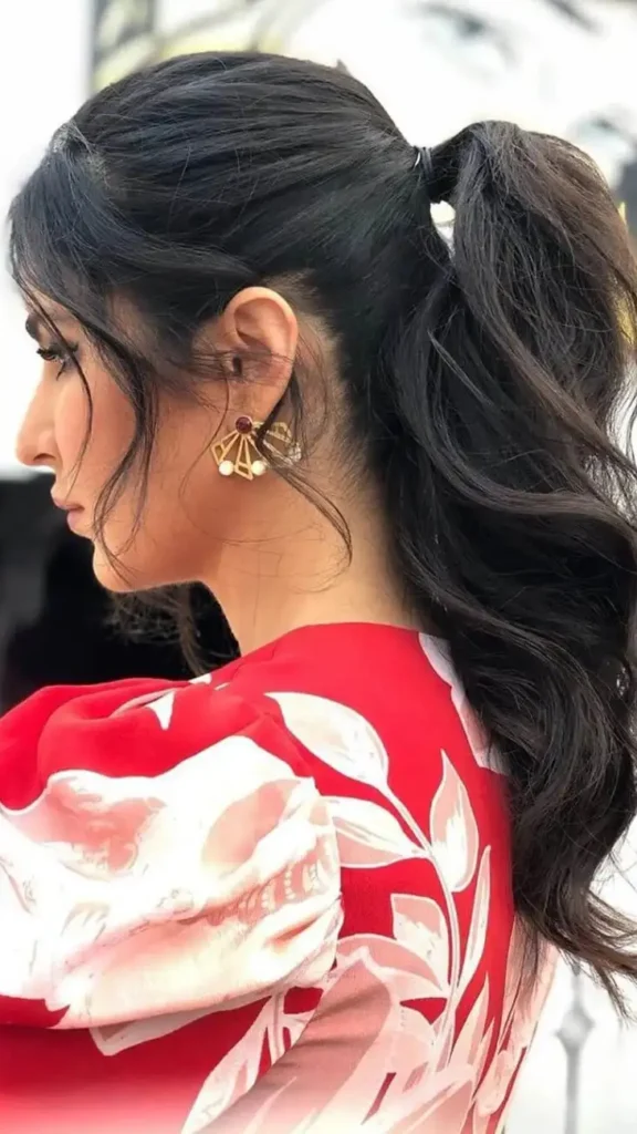 High Ponytail with Puffy Bouffant Dance Hairstyle