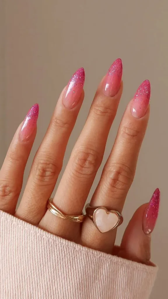 Ombré Pink Summer Nail