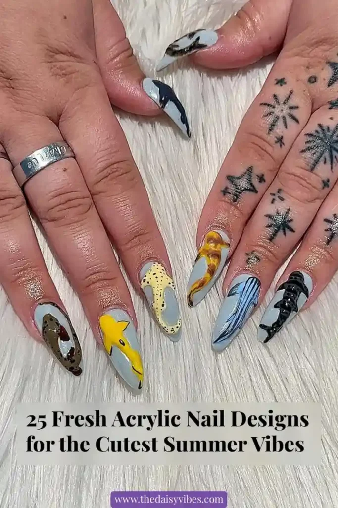 25 Fresh Acrylics Designs for the Cutest Summer Vibes
