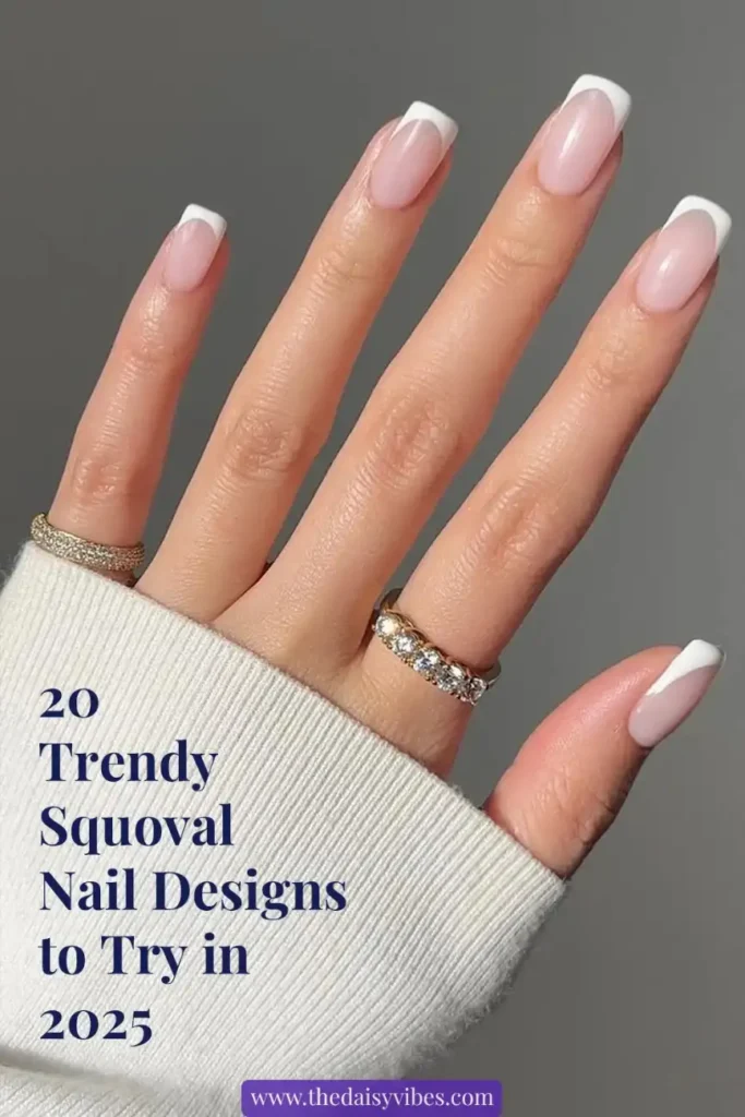 20 Squoval Nails Design Ideas