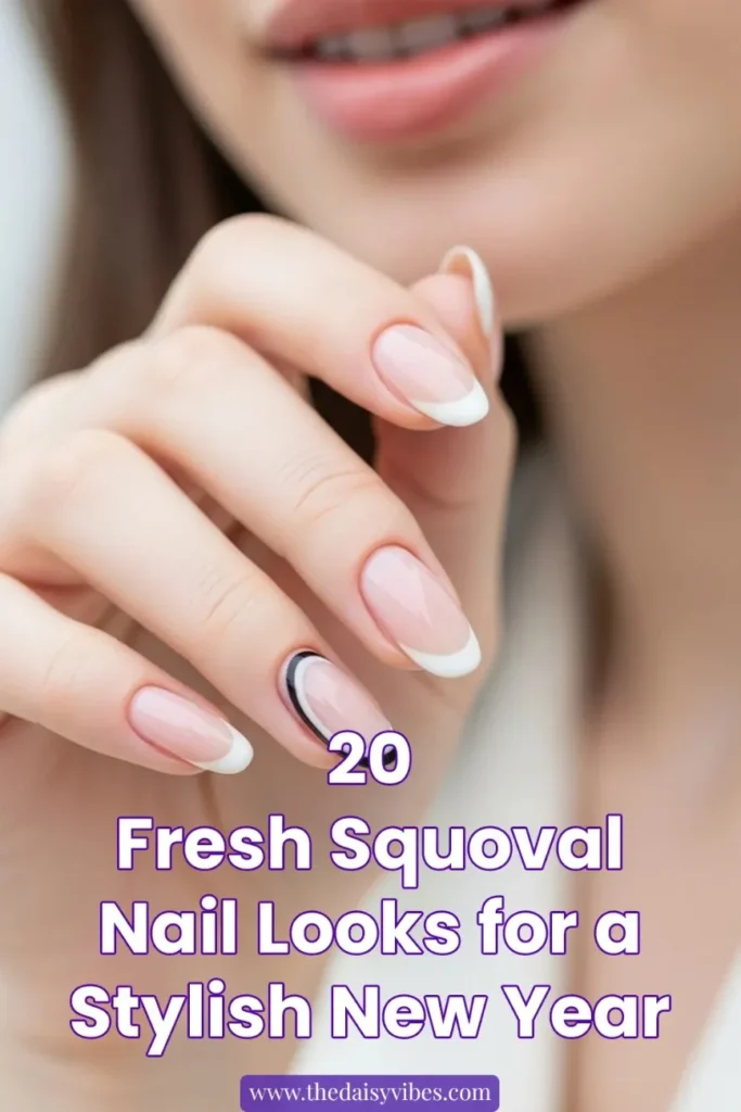 20 Squoval Nails Design Ideas