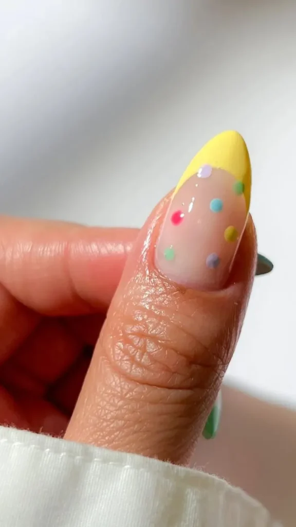 Summer Pastel Pineapple Party Nails