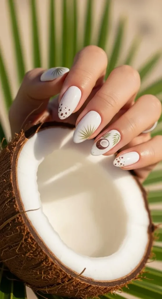 Coconut Dream Nails