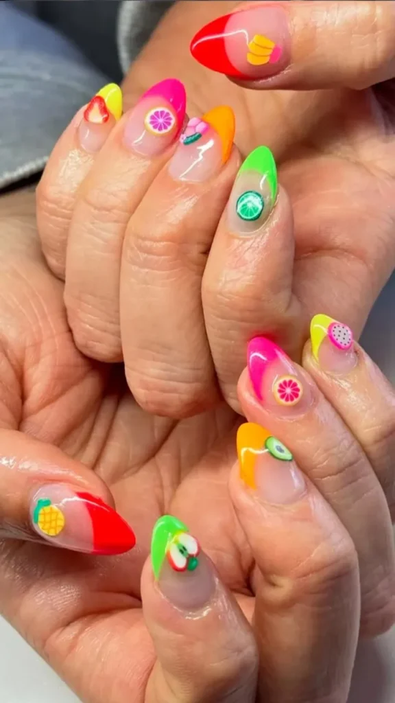 Fruit Salad Mix Fruit Nail