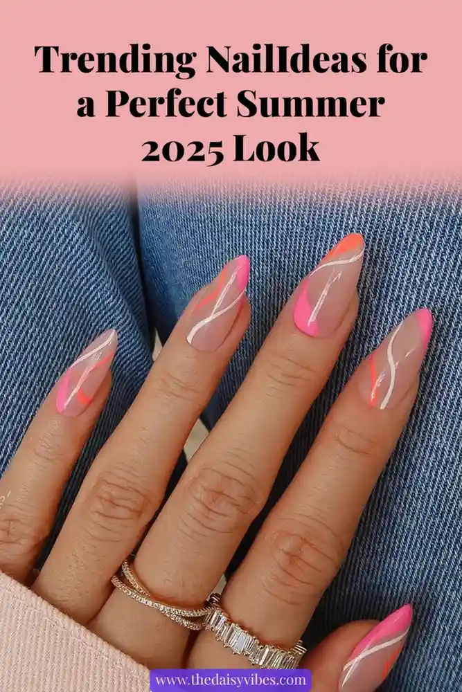 Hot Pink Summer Nails