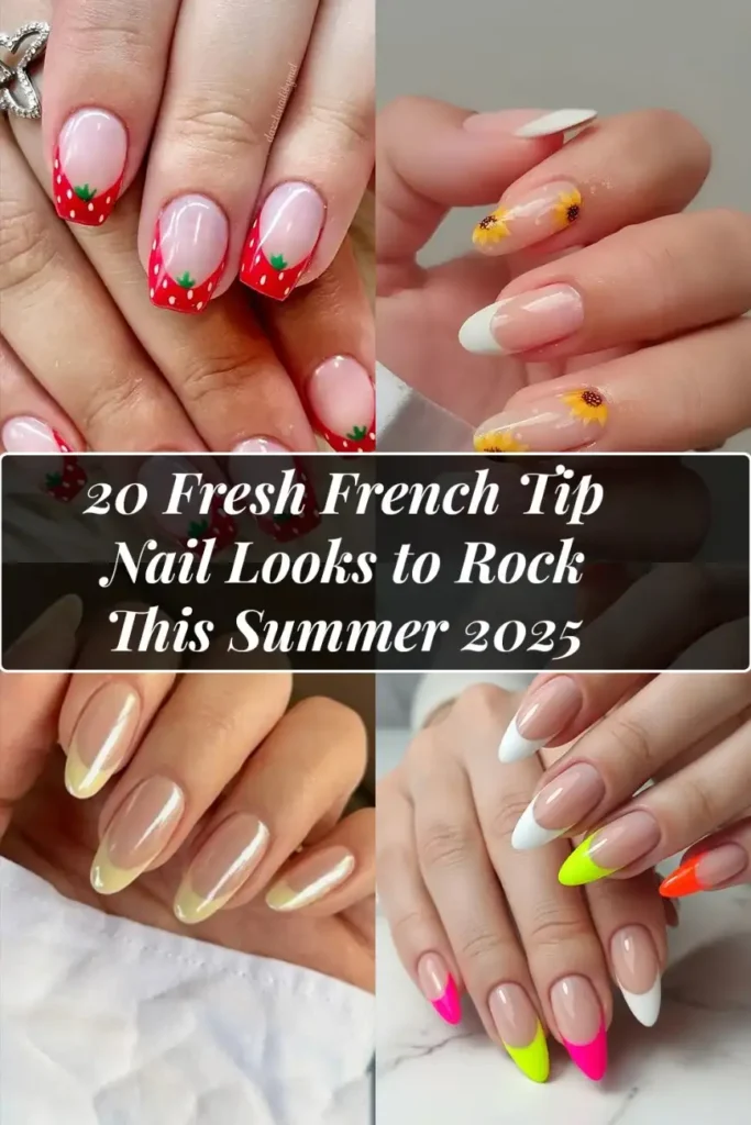 Summer French Tip Nails