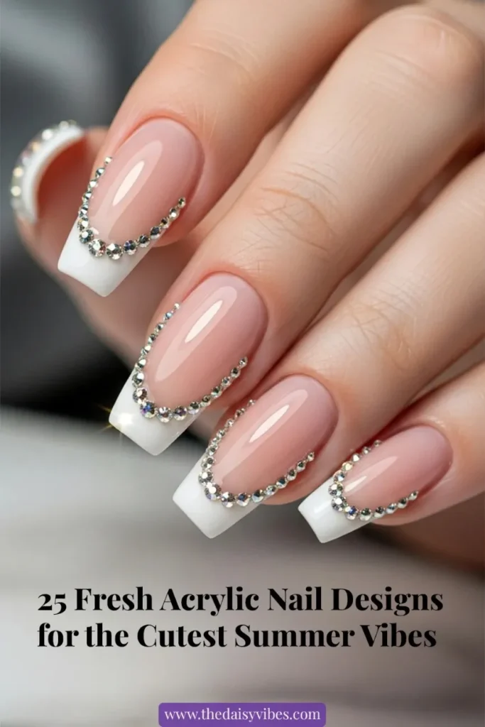 Summer French Tip Nails