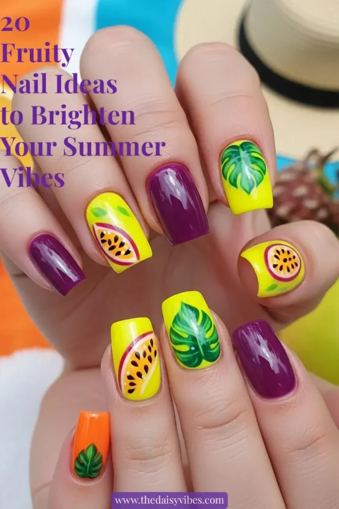 Summer Fruit Nails