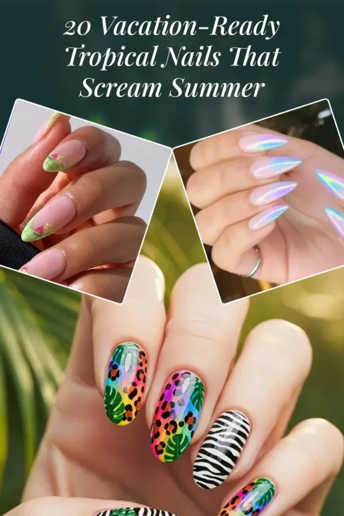 Tropical Summer Nails