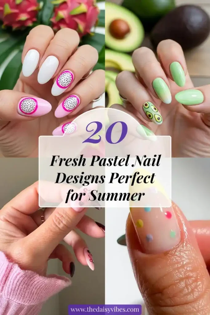 Top 20 Summer Nails Pastel Designs Ideas